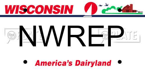 NWREP Wisconsin License Plate