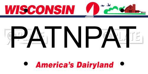 PATNPAT Wisconsin License Plate
