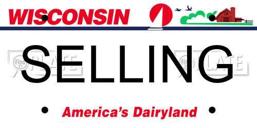 SELLING Wisconsin License Plate