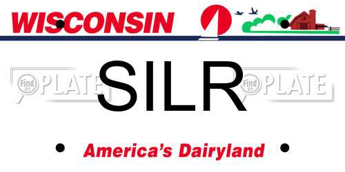 SILR Wisconsin License Plate