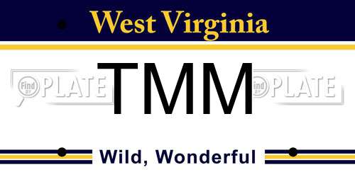 TMM West Virginia License Plate