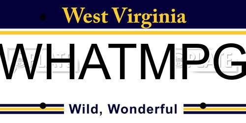 WHATMPG West Virginia License Plate