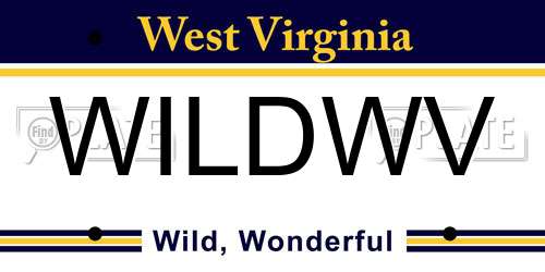 WILDWV West Virginia License Plate