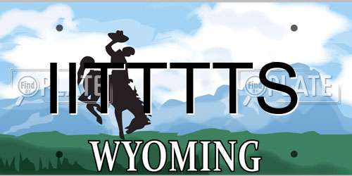 IITTTTS Wyoming License Plate