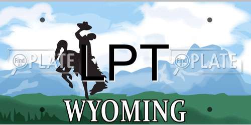 LPT Wyoming License Plate