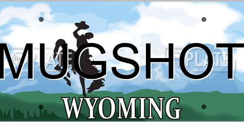 MUGSHOT Wyoming License Plate