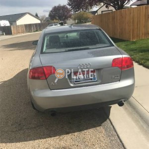 2CSK845 ID License Plate