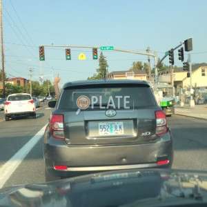 552JLK OR License Plate