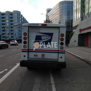0229348 CA License Plate