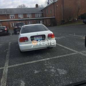 KPK7888 PA License Plate