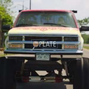 JOW453 CO License Plate