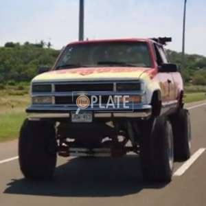 JOW453 CO License Plate