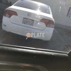 6EWZ576 CA License Plate