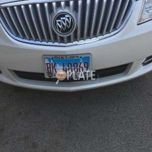 BK48869 IL License Plate