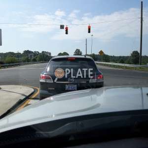 EJH4344 NC License Plate