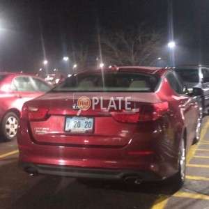 V2020 SD License Plate