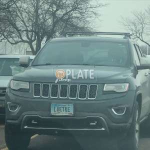 LUETKE SD License Plate