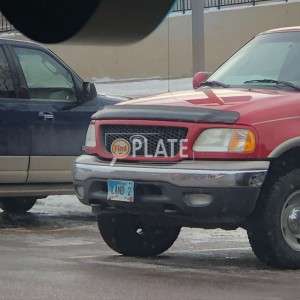 LAND2 SD License Plate
