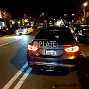 7HXY924 CA License Plate