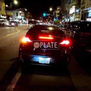 8KGV100 CA License Plate