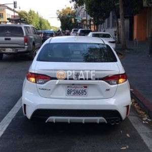 8PSH685 CA License Plate