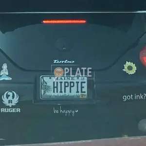 HIPPIE ME License Plate