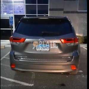 AS25093 CT License Plate