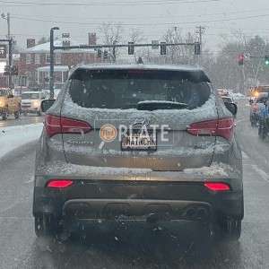 MAINCHK ME License Plate