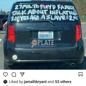 BQU4895 WA License Plate