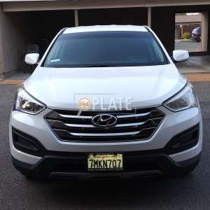 7MKN707 CA License Plate
