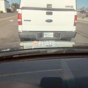 505JCA OR License Plate