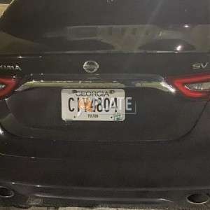 CIY4804 GA License Plate