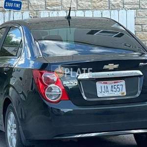 JJA4557 OH License Plate