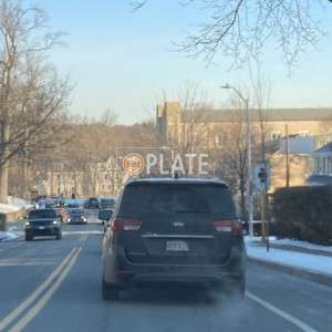 6KM613 MA License Plate
