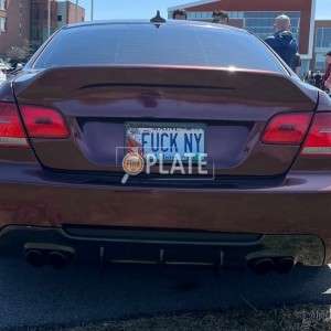 FUCKNY ME License Plate