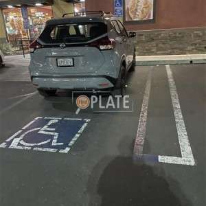 8ZYE876 CA License Plate