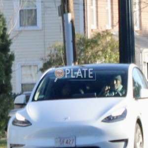 EVF427 MA License Plate