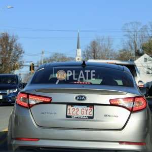 122GY2 MA License Plate