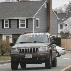 FH549 MA License Plate