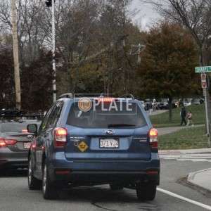 371VJ4 MA License Plate