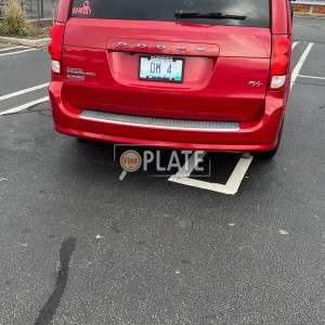 DM4 RI License Plate