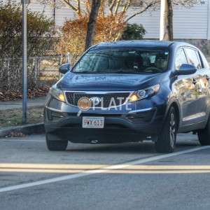 9WX613 MA License Plate