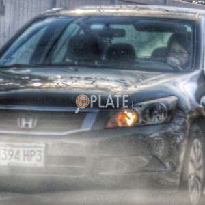 394HP3 MA License Plate