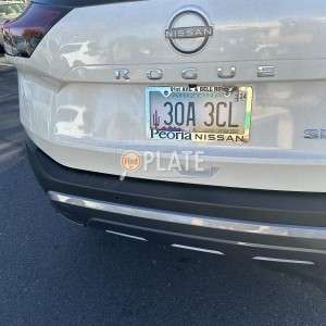30A3CL AZ License Plate
