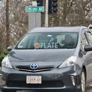3XKM48 MA License Plate