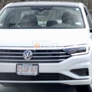 2SSP87 MA License Plate