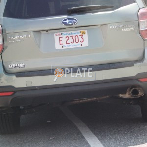 E2303 MA License Plate