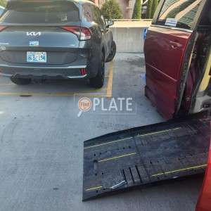 HLB154 OK License Plate