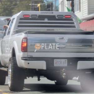 4ECK69 MA License Plate