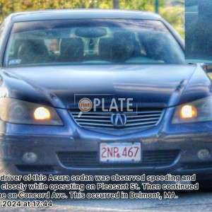 2NP467 MA License Plate